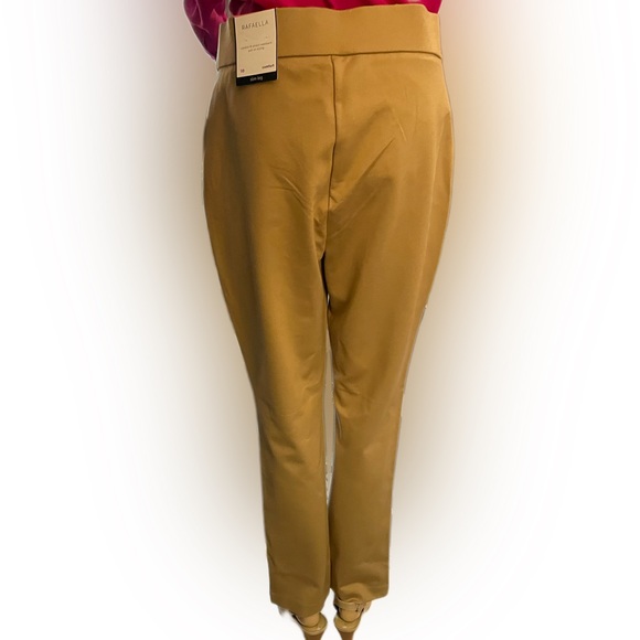 Rafaella Tigers Eye Pull on Curvy Fit Slim Leg Pants - Picture 4 of 11